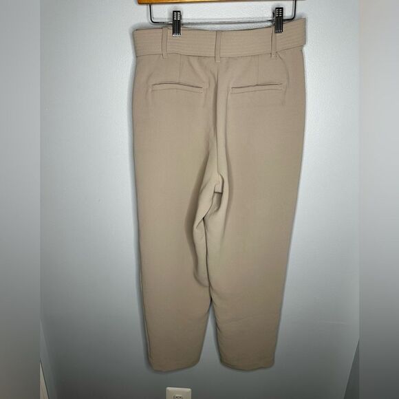 Aritzia Wilfred High Waisted Cropped Tie Front Pant size 8 - Picture 2 of 6